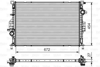 Теплообменник VALEO 735602