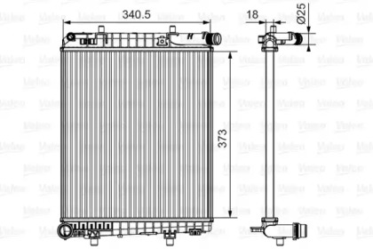 Теплообменник VALEO 735633