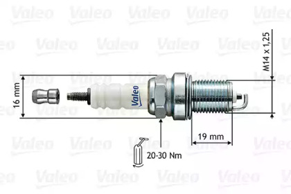 Свеча зажигания VALEO 246853