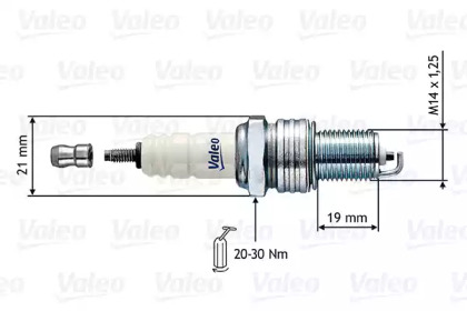 Свеча зажигания VALEO 246857