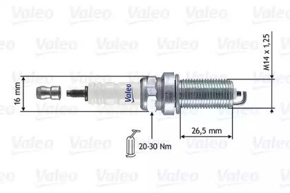 Свеча зажигания VALEO 246865