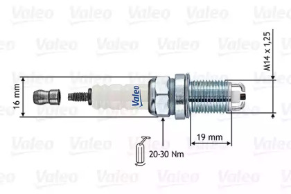 Свеча зажигания VALEO 246869