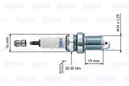 Свеча зажигания VALEO 246872