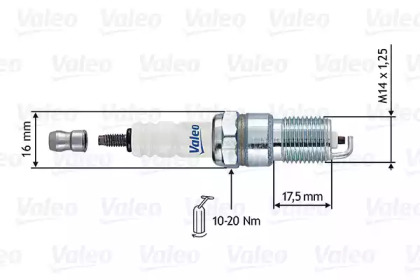 Свеча зажигания VALEO 246883