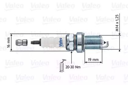 Свеча зажигания VALEO 246892