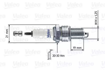 Свеча зажигания VALEO 246896