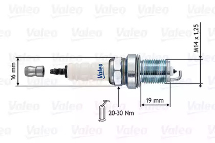 Свеча зажигания VALEO 246898