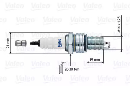 Свеча зажигания VALEO 246908