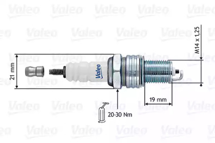 Свеча зажигания VALEO 246912