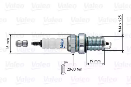 Свеча зажигания VALEO 246913