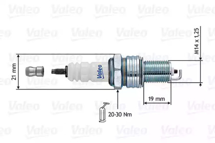 Свеча зажигания VALEO 246914