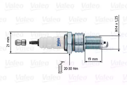 Свеча зажигания VALEO 246915