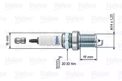 Свеча зажигания VALEO 246917