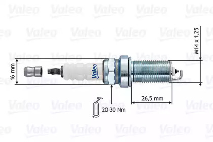 Свеча зажигания VALEO 246918