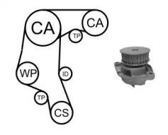 Водяной насос + комплект зубчатого ремня AIRTEX WPK-199003
