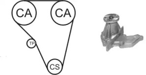 Водяной насос + комплект зубчатого ремня AIRTEX WPK-410401