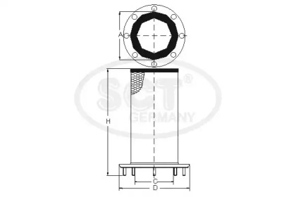 Фильтр SCT Germany SW 3863