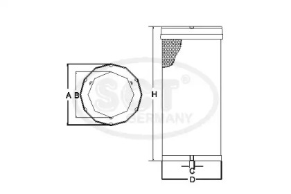 Фильтр SCT Germany SW 3878
