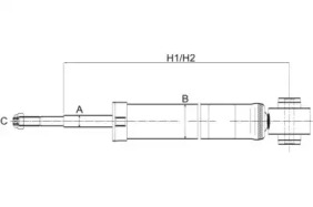 Амортизатор SCT Germany Z 1225