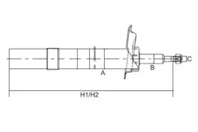 Амортизатор SCT Germany Z 3048G