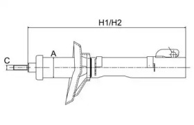 Амортизатор SCT Germany Z 3210G