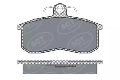 Комплект тормозных колодок SCT Germany SP 101 PR