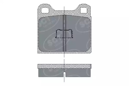 Комплект тормозных колодок SCT Germany SP 127 PR