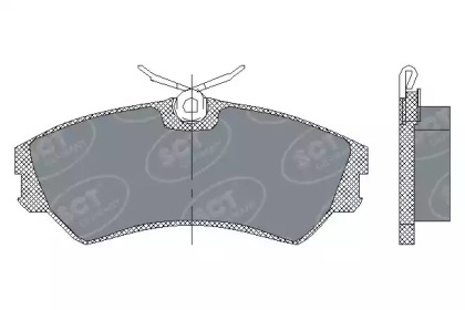 Комплект тормозных колодок SCT Germany SP 129 PR