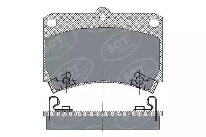 Комплект тормозных колодок SCT Germany SP 131 PR