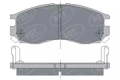 Комплект тормозных колодок SCT Germany SP 133 PR