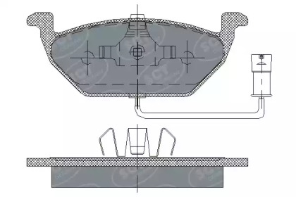 Комплект тормозных колодок SCT Germany SP 136 PR