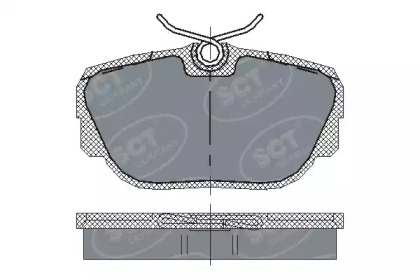 Комплект тормозных колодок SCT Germany SP 144 PR