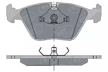 Комплект тормозных колодок SCT Germany SP 152 PR