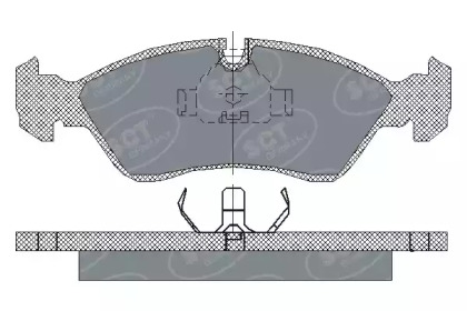 Комплект тормозных колодок SCT Germany SP 158 PR