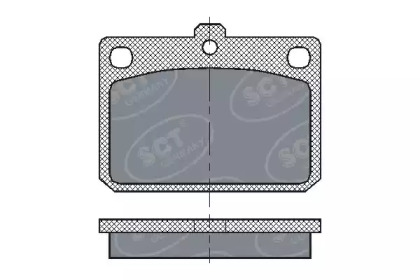 Комплект тормозных колодок SCT Germany SP 159 PR