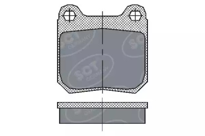 Комплект тормозных колодок SCT Germany SP 162 PR