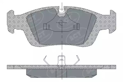 Комплект тормозных колодок SCT Germany SP 164 PR