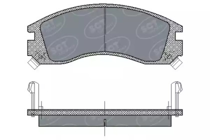 Комплект тормозных колодок SCT Germany SP 171 PR