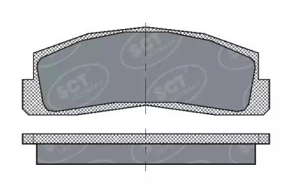 Комплект тормозных колодок SCT Germany SP 179 PR