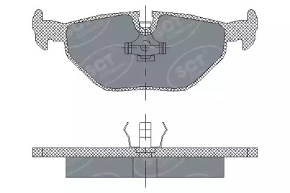 Комплект тормозных колодок SCT Germany SP 184 PR