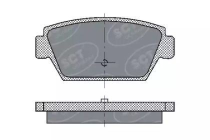 Комплект тормозных колодок SCT Germany SP 192 PR