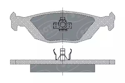 Комплект тормозных колодок SCT Germany SP 194 PR