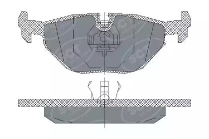 Комплект тормозных колодок SCT Germany SP 198 PR
