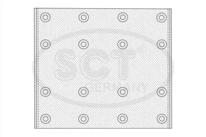 Комплект колодки тормозной накладки SCT Germany SN 19932