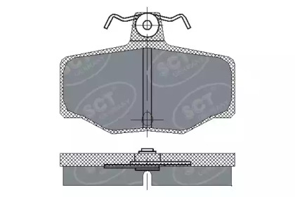 Комплект тормозных колодок SCT Germany SP 224 PR