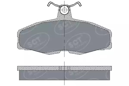 Комплект тормозных колодок SCT Germany SP 225 PR