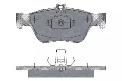 Комплект тормозных колодок SCT Germany SP 226 PR