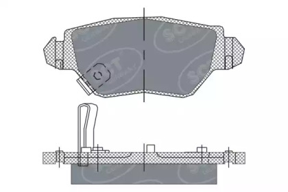 Комплект тормозных колодок SCT Germany SP 242 PR