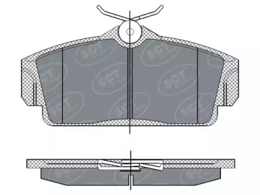 Комплект тормозных колодок SCT Germany SP 269 PR