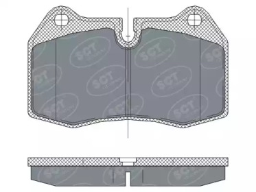 Комплект тормозных колодок SCT Germany SP 272 PR